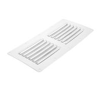 Abaodam Grille D’Aération en Acier Inoxydable Rectangulaire pour Barbecue et Foyer Extérieur Couvercle de Hotte de Poêle Ventilé Panneau de Ventilation Cuisine Extérieure Circulation