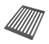 Abaodam Grille Rectangulaire Légère et Résistante en Fonte pour Barbecue et Cheminée Accessoire Solide pour Rassemblements en Plein Air pour Extérieure