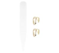 Abaodam Grills Dentaires Hip Hop Plaqués Or pour Hommes et Femmes Accessoires Rapper Bijoux Dentaires Uniques et Confortables Kit