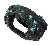 Abaodam Grotte à Poissons D'aquarium en Résine, Décor Insoluble et Inaltérable, Abri pour Crevettes et Poissons Aquarium Plantes Artificielles
