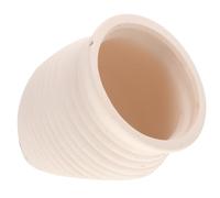 Abaodam Grotte Cachette Aquarium Blanche Décorative en Plastique Rigide Taille Moyenne pour Aquarium Eau Douce Abri Poissons Crevettes Petits Animaux Aquatiques