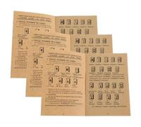 Abaodam Guide d'apprentissage du Mahjong Chinois en 3pcs Règles Détaillées, Support Papier pour Débutants, Apprentissage Visuel et Pratique Lors de Rassemblements Sociaux