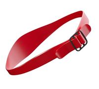 Abaodam Guide de Coupe de Cheveux Modèle Flexible et Ajustable Réglable en Silicone Rouge pour Rasage Cou, pour Coupe à Domicile ou Salon de Coiffure