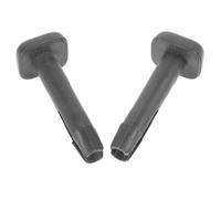 Abaodam Guides pour Appuie-têtes de Sièges Auto à Verrouillage Réglable, Tubes D'insertion en Plastique Gris, Ensemble de 2 Pièces pour Réparation et Ajustement des Tiges D'appuie-tête,