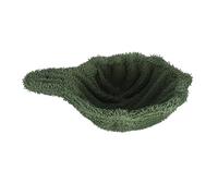 Abaodam Hamac Chat Suspendu Panier Arbre à Chat Lits pour Animaux Domestiques Lit Panier Suspendu pour Animaux De Compagnie Vert Anneau en Acier