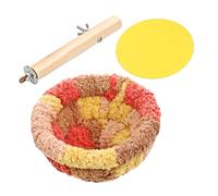 Abaodam Hamac pour Cage à Oiseaux Nid De Perruche Lit Confortable Chaud Maison Oiseau Peluche Abri Solide Perroquet Animal De Compagnie Cage Intérieur Reposurable