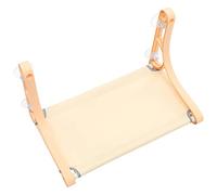 Abaodam Hamac pour Chat Confortable Et Résistant à l'usure Ventouses Solides, Lit Balançoire Pivotant Beige, Perchoir pour Fenêtre Adapté à L'intérieur, Espace De Repos Sécurisé pour Chats