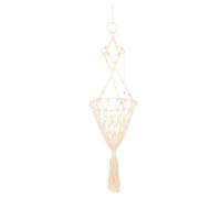 Abaodam Hamac pour Chat en Corde de Coton Tressée, Lit-Berceau Beige | Style Bohème Macramé, Structure Aérée Semi-fermée, Usage Toute L’année pour Maison