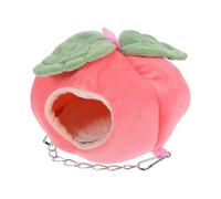 Abaodam Hamac Suspendu pour Hamster Nid Ange Cosy Hiver, Lit en Coton Rouge Forme Nid pour Dormir et Exercice à Maison