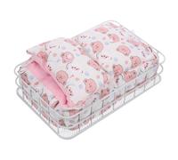 Abaodam Hamac Suspendu pour Petits Animaux Lit Chaud Hiver pour Hamsters Cochons et Furets Nid Confortable et Sécurisé avec Panier Accessoire Pratique pour Cage