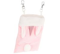 Abaodam Hamac Suspendu pour Petits Animaux Lit Chaud pour Cobayes Coton Doux Petit Taille Usage Cage Hamster Furet Accessoire Niche Confortable