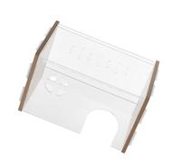 Abaodam Hamster Hide Transparent Shelter Practical Acrylic Habitat for Small Animals Engaging Hamster Nest for Hiding and Play