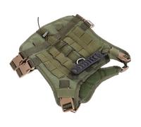 Abaodam Harnais de Dressage Imperméable pour Chien de Travail Gilet Tactique Ajustable Accessoire Extérieur pour Chien Moyen et Grand Résistant et Pratique