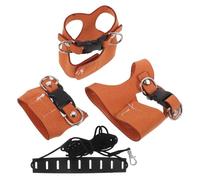 Abaodam Harnais-Laisse pour Petits Animaux Corde de Traction Réglable Harnais pour Hamster et Écureuil Sangles Ajustables pour Promenades