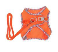 Abaodam Harnais pour Chien Gilet De Promenade Multifonctionnel Accessoire Pratique pour Chiot avec Laisse De Dressage Réglable Et Confortable