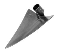 Abaodam Houe Triangulaire pour Plantation Déracinement Jardinage Houe Triangulaire pour Désherbage Culture Ferme Creusement Désherbeur À Tête Portable en Acier Inoxydable
