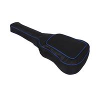 Abaodam Housse de Guitare Classique Imperméable 41 Pouces Rembourrée Épaisse Paquet à Dos Portable Bleu Grosse Poche pour Accessoires Transport en Studio Concerts et Répétitions