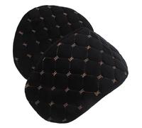 Abaodam Housse de Selle pour Moto, Cyclomoteur, Peluche Noire Hiver