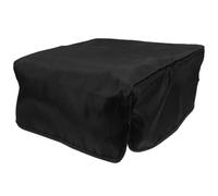 Abaodam Housse Noire Imperméable pour Tourne-Disque Vinyle, Anti-poussière | Tissu Oxford, Protection le Soleil, Réutilisable, pour Soirées à Maison et Étude