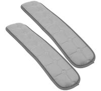 Abaodam Housses D'accoudoirs de Chaise Sangles, 1 Paire, Velours | Protection pour Accoudoirs, Surface Douce Effet Cristal, Rouge, Usage Bureau et Maison, Simple