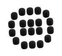 Abaodam Housses En Mousse Pour Microphones De Protections Anti Vent Pour Microphones Cravate Couvercles De Protection En Mousse Pour Microphones 20 * 15 * 5mm