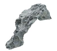 Abaodam Île Flottante Guitaï Grotte Tortue Se Cache pour Les Reptiles Crème Solaire Se Prélasser Peau De Reptile Se Prélassant Petit Abri pour Reptiles Terrarium Lézard Cacher Gris Résine