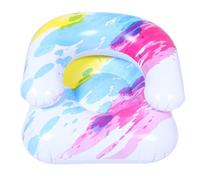 Abaodam Inflatable Back Support Sofa Portable Blow-up Floor Chair With Ergonomic Backrest Reinforced PVC Seat For Newborns And Travel