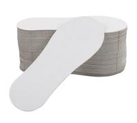 Abaodam Inserts en Papier Blanc pour Chaussettes et Socquettes, Lot de 100 Pièces, Faciles à Transporter, Maintiennent la Forme, pour Usines
