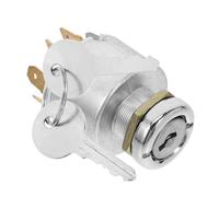 Abaodam Interrupteur D'allumage 7 Broches avec Clé 12 V, Contacteur D'allumage pour Voiture, Moto et Tracteur, Accessoire de Démarrage pour Véhicule, Remplacement de Commutateur