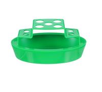 Abaodam Jardinière Hydroponique Mini-Serrage Plateau en Plastique Vert Clair, Trous Respirants, pour Ciboules et Plantes, Balcon et Plan Cuisine