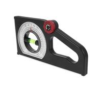 Abaodam Jauge de Pente Magnétique Aimant pour Mesure d'Angle Précise, Outil de Toiture Domestique et Construction, Plastique Noir Léger, Usage Architecture Couleur Aléatoire