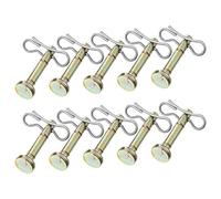 Abaodam Jeu De 20 Goupilles De Cisaillement Et Fendues en Métal pour Souffleuse à Neige Pièces De Rechange Faciles à Installer pour Usage Hivernal