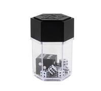 Abaodam Jeu de Dés à Secouer en Plastique 1pc, pour Garçon et Filles Facile à Apprendre, Accessoire Amusant pour Fêtes et Amis