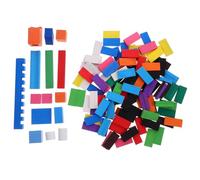 Abaodam Jeu De Dominos De Train pour Garçon Fille Ensemble De Jouets De Construction Blocs De Dominos Amusants