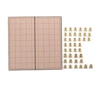 Abaodam Jeu d'Échecs Japonerie Pliable en Bois avec Pièces Magnétiques Échiquier Traditionnel Portable pour Voyage Loisirs Familiaux et Développement Stratégique