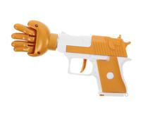 Abaodam Jeu Portable Pierre-Feuille-Ciseaux en Plastique Doré Interactif Manuel pour Bureau Présent de Fête Amusant et Accessoire Déstressant Compact et Léger pour Divertissement