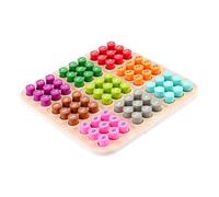 Abaodam Jeu Sudoku Bois Compact et pour Garçon Fille Ans Éducatif de et Mathématiques Puzzle Numérique Bois pour Développer Mémoire