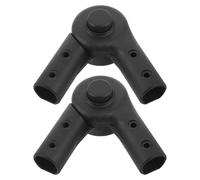 Abaodam Joint Pliage Poussette Bébé, Connecteur Guidon 22mm, Pièces Détachées Plastique, Articulation Pliable Réglable, Accessoires Poussette pour Balades et Sorties, Kit de Réparation 2