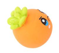Abaodam Jouet à mâcher interactif en latex pour chiot, émulsion orange