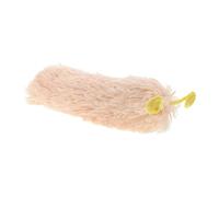 Abaodam Jouets de Chenille Chenille Jouets à l'herbe à Chat pour Chats d'intérieur Catnip Caterpillar Jouets interactifs pour Chat d'intérieur Peluche Beige