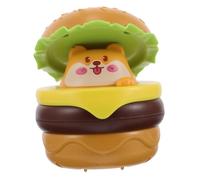 Abaodam Jouets De Voiture Hamburger Toys De Voitures Jouets De Voiture pour Tout-Petits Voitures pour Tout-Petits Accessoires De Voiture Corgi Figurine Corgi à Tirer Kaki Plastique