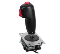 Abaodam Joystick Industriel de Vol Micro-interrupteur pour Manette Pc, Manche à Balai Compact, Contrôle Précis sans Vibration, Accessoire pour Simulateur de Jeu D’arcade, Remplacement