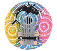 Abaodam Kalimba Clés Piano Pouce Coquille de Noix Colorée Instrument Musical Portable Facile à Utiliser pour Débutants et Amateurs Couleur Aléatoire Couleur Aléatoire