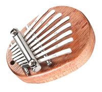 Abaodam Kalimba Mini 8 Touches en Bois de Sapele Piano à Pouce Portable pour Débutants Petit Instrument de Musique à Doigts pour Apprentissage et Présent Musical