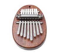 Abaodam Kalimba Piano à Pouce 8 Touches en Bois Massif Forme Goutte D’Eau Instrument de Musique Portable pour Débutants et Adultes Piano à Main Compact et Accordé Présent Musique