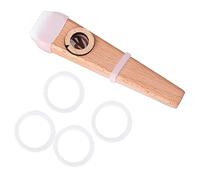 Abaodam Kazoo Bois Professionnel Pour Débutants Instrument De Musique Facile à Apprendre Accessoire Léger Et Accompagnement Pour Guitare Et Ukulélé