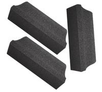 Abaodam Kit 3 Pièces pour Barbe Éponge à Poils et Attrape-Cheveux, Brosse Nettoyante pour Évier, Accessoires de Toilettage Homme Visage