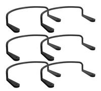 Abaodam Kit 6 Pièces Support Angle Filet Billard Accessoires Fixation Poche pour Table Snooker et Pool Américain Usage Professionnel