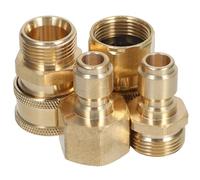 Abaodam Kit Adaptateurs Nettoyeur Haute Pression Rapide Raccords Pratiques pour Tuyau de Lavage Connecteurs Coupleurs pour Nettoyage