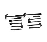 Abaodam Kit Archéologie Garçon et Filles 12 Pièces - Outils D’Excavation Grand Format, Marteaux et Accessoires pour Fouilles Dinosaures, Éducatif Scientifique Sécurisé pour Exploration